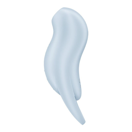 Вакуумный клиторальный стимулятор с вибрацией, синий Satisfyer Pocket Pro 1 Blue