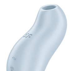 Вакуумный клиторальный стимулятор с вибрацией, синий Satisfyer Pocket Pro 1 Blue