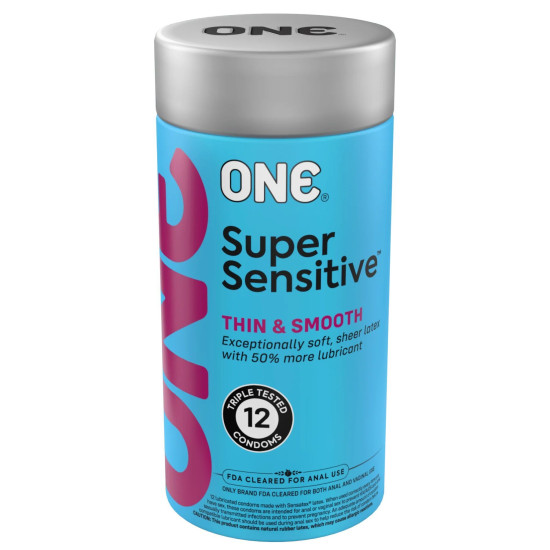 Презервативи в подарунковій упаковці ONE Super Sensitive, 12 шт.