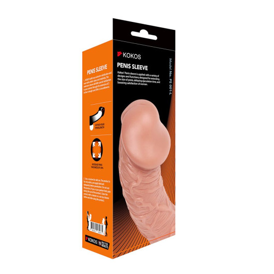 Насадка на член Kokos Penis Sleeve PS 001, L