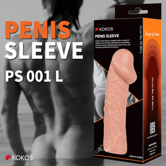 Насадка на член Kokos Penis Sleeve PS 001, L