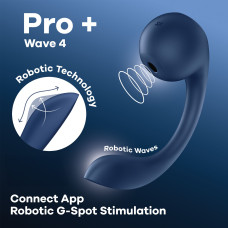 Стимулятор точки G+ вакуумний стимулятор клітора Satisfyer Pro+ Wave 4 Connect App