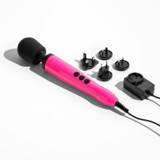 Вібромасажер, металевий корпус, дуже потужний, живлення 220 В Doxy Die Cast Massager Hot Pink