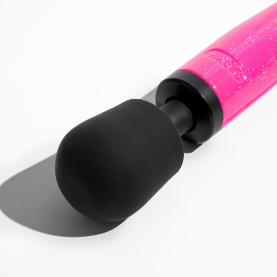 Вибромассажер, металлический корпус, очень мощный, питание 220 В Doxy Die Cast Massager Hot Pink