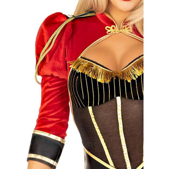 Костюм циркачки-комбінезон Leg Avenue Circus Ringmaster Diva Catsuit, L