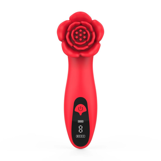 Розкішний вібратор для клітора у вигляді троянди, 9 режимів Loviss Tona Rose Vibrator