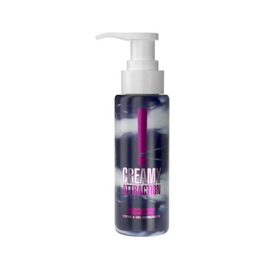 Увлажняющий крем-гель 2 в 1, со вкусом ежевики Intt Creamy Attraction Blackberry, 100 ml (мятая упаковка)