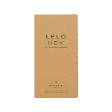 Тонкие и суперпрочные презервативы, 12 шт Lelo Hex Condoms Organic 12 Pack (мятая упаковка!!!)