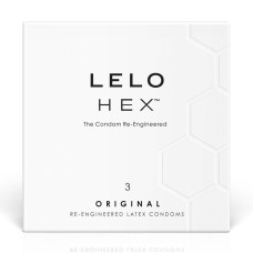 Презервативи LELO HEX Condoms Original, 3 шт. (пом'ята упаковка)