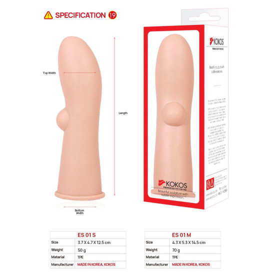 Насадка на член Kokos Extreme Sleeve ES. 01, S