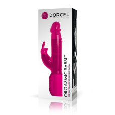 Вібратор-кролик рожевого кольору з перловим масажем Dorcel Orgasmic Rabbit Pink