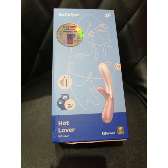 Смарт вибратор-кролик с подогревом Satisfyer Hot Lover Pink (мятая упаковка)