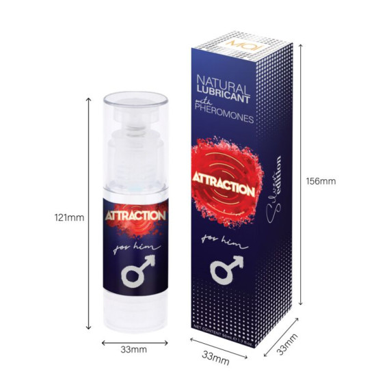 Змазка з феромонами для нього Mai Attraction For Him, 50 ml (термін 09.2026)