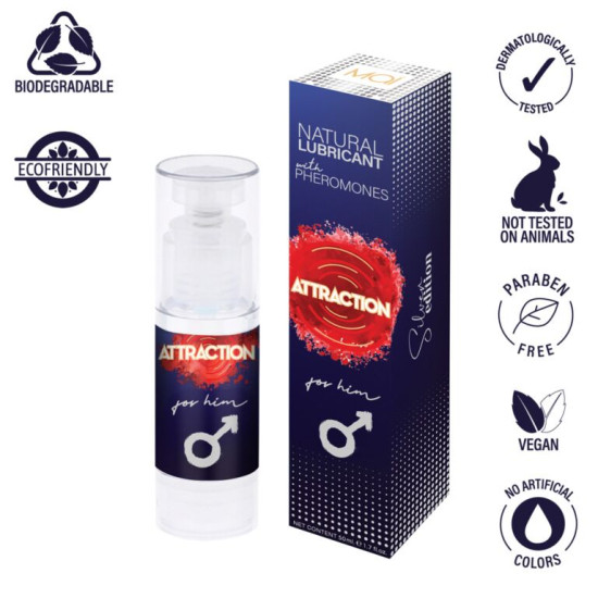 Змазка з феромонами для нього Mai Attraction For Him, 50 ml (термін 09.2026)