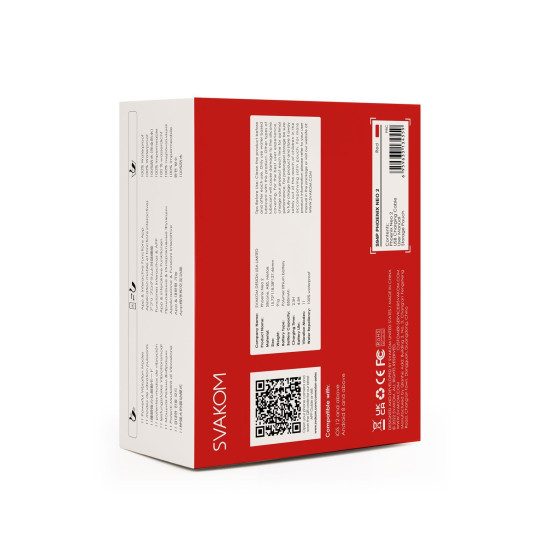 Інтерактивне віброяйце, червоне Svakom Phoenix Neo 2, Red