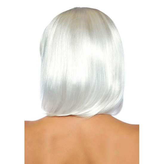 Коротка перука, що світиться в темряві, перлинна біла, 33 см Leg Avenue Pearl Short Natural Bob Wig, White