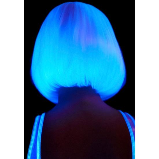 Коротка перука, що світиться в темряві, перлинна біла, 33 см Leg Avenue Pearl Short Natural Bob Wig, White