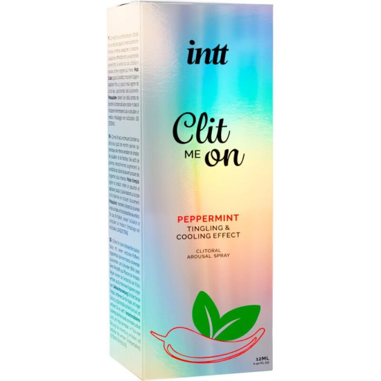 Intt Clit Me On Peppermint Tingling & Cooling Effect, 12 ml - збуджуючий спрей для клітора з охолоджувальним ефектом