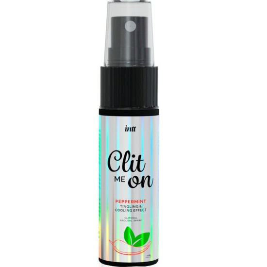 Intt Clit Me On Peppermint Tingling & Cooling Effect, 12 ml - збуджуючий спрей для клітора з охолоджувальним ефектом