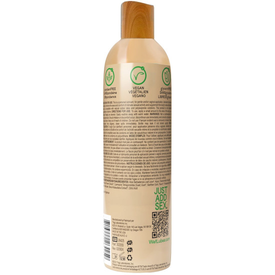 Веганська змазка на водній основі з екстрактом алое Wet Naturally, 118 ml