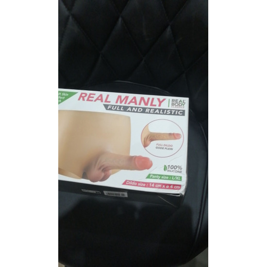 Страпон Real Body - Real Manly full and realistic L/XL (мятая упаковка!!!)