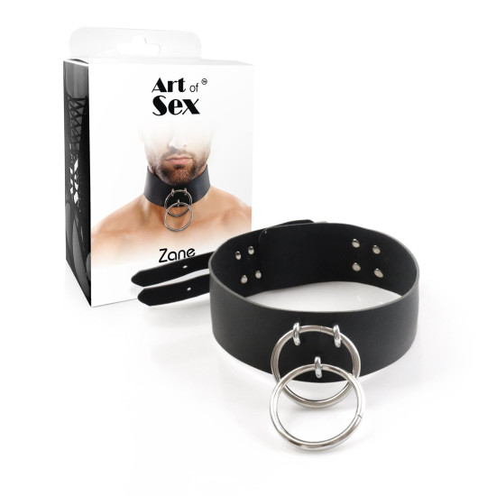 Мужской чокер из натуральной кожи Art of Sex Zane Collar