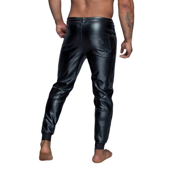 Мужские треггинсы из материала с мокрым эффектом Noir Handmade H063 Powerwetlook Treggings, L