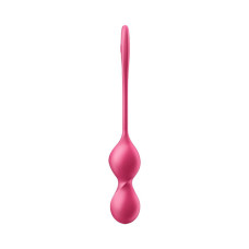 Вагінальні смарт-кульки з вібрацією, 86 г, пульт ДУ, червоні Satisfyer Love Birds 2 Connect App Red