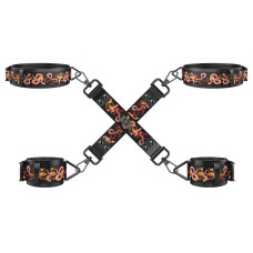 БДСМ-набор «Цветущий змей», 7 предметов Lockink The Flowering Serpent Bondage Set 7pcs