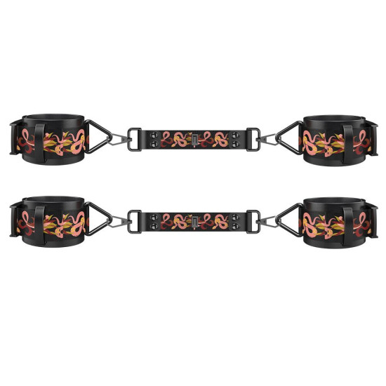 БДСМ-набір «Квітучий змій», 7 предметів Lockink The Flowering Serpent Bondage Set 7pcs