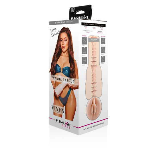 Мастурбатор зі зліпка вагіни, дуже ніжний Fleshlight Girls Vanna Bardot Dopamine
