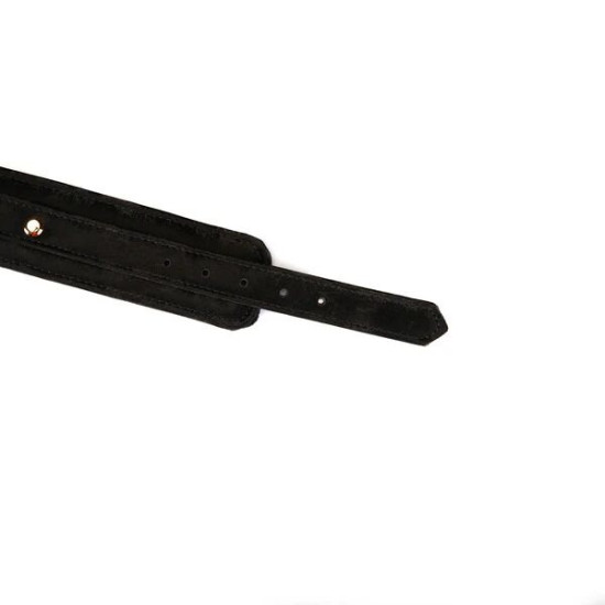 Кожанные БДСМ наручники, черные Liebe Seele Boudoir Amor Wrist Cuffs, Black