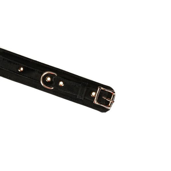 Кожанные БДСМ наручники, черные Liebe Seele Boudoir Amor Wrist Cuffs, Black