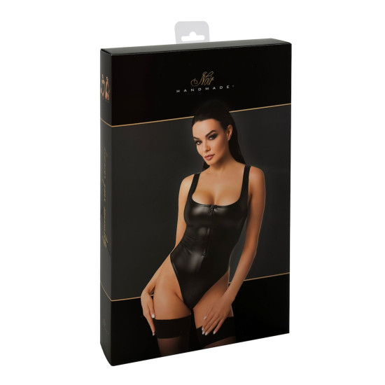 Боди, черное Noir Handmade F333 Powerwetlook Body, XXL
