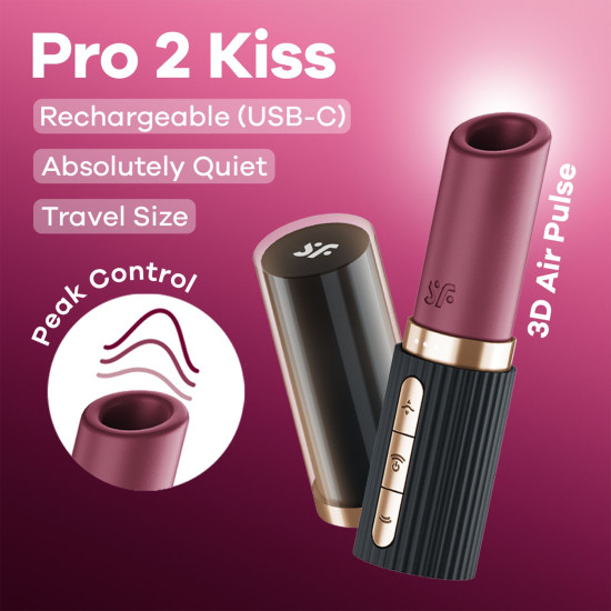 Вакуумний кліторальний стимулятор Satisfyer Pro 2 Kiss