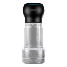 Мастурбатор із всмоктуючою інтерактивною насадкою PowerBlow Kiiroo Feel Pocket Crystal PowerBlow Combo Set