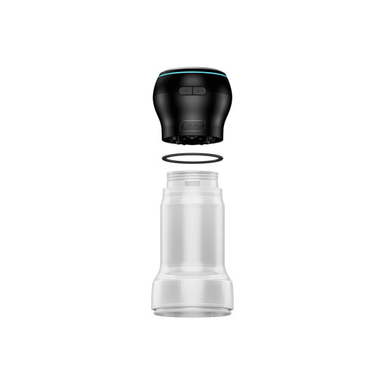Мастурбатор с всасывающей интерактивной насадкой PowerBlow Kiiroo Feel Pocket Crystal PowerBlow Combo Set