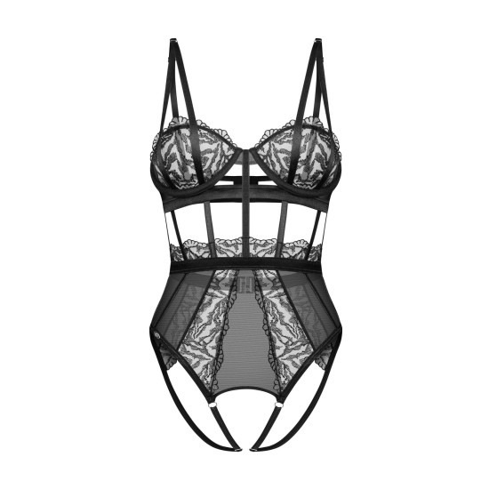 Боди с открытым доступом Obsessive Hersis Crotchless Teddy, S/M
