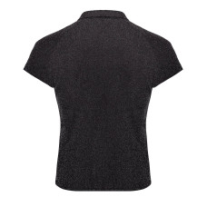 Мужское поло с полупрозрачными вставками Noir Handmade H082 Onyx veil polo, XXL
