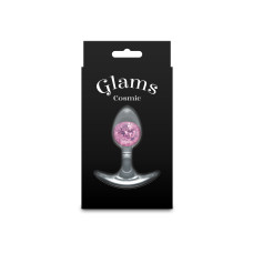 Анальна пробка, рожева NS Novelties Cosmic Glams - Pink, Small