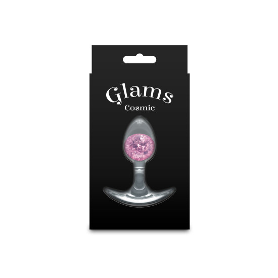 Анальна пробка, рожева NS Novelties Cosmic Glams - Pink, Small