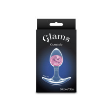 Анальна пробка, рожева NS Novelties Cosmic Glams - Pink, Small