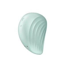 Вакуумний кліторальний стимулятор з вібрацією, м'ятний Satisfyer Pearl Diver Mint