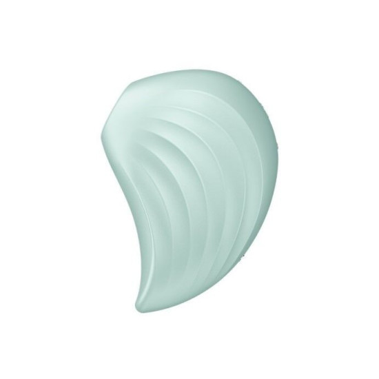 Вакуумний кліторальний стимулятор з вібрацією, м'ятний Satisfyer Pearl Diver Mint