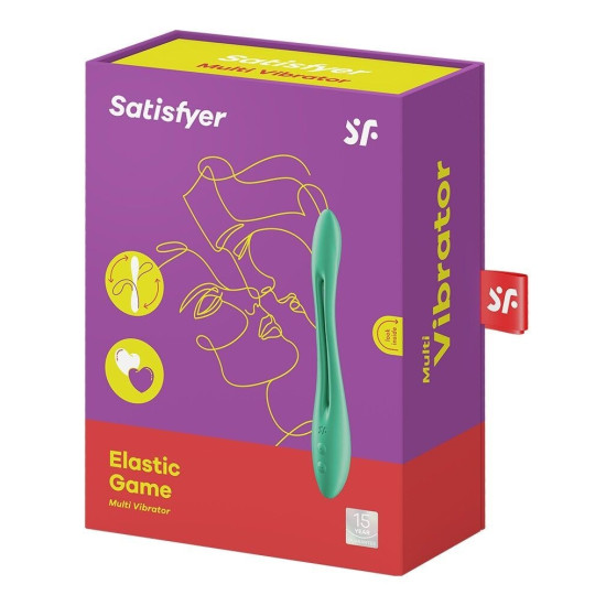 Вібратор, світло-зелений Satisfyer Elastic Game Light Green