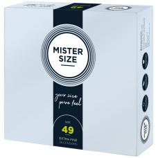 Презервативи Mister Size - pure feel - 49 (36 condoms), товщина 0,05 мм (пом'ята упаковка!!!)