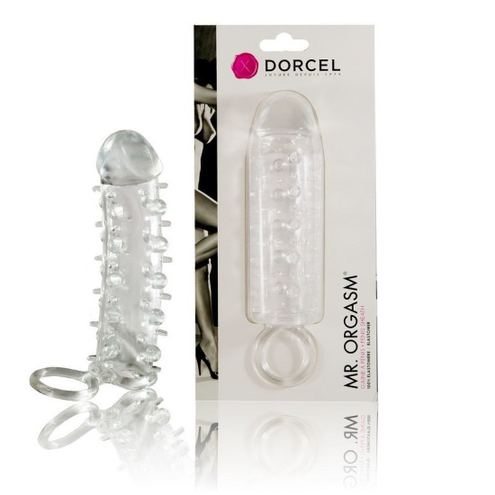 Насадка на член з кільцем для мошонки і рельєфною стимуляцією Dorcel Mr. Orgasm