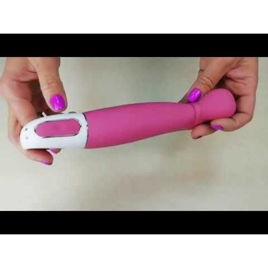 Вибратор мощный с гибким стволом, литой силикон Satisfyer Vibes Petting Hippo