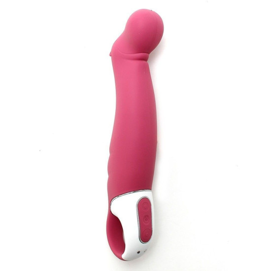 Вибратор мощный с гибким стволом, литой силикон Satisfyer Vibes Petting Hippo