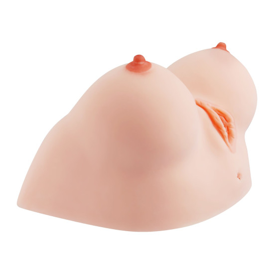 Мастурбатор з вібрацією і масажем Kokos Juliana Breast 2WayPlus